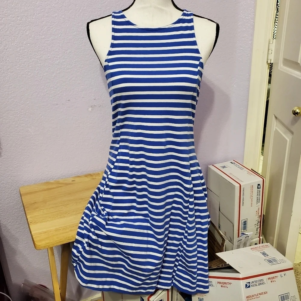 🔥 Old Navy Women's Striped Spring Summer Dress M